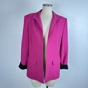 Kasper Womens 14 Pink Suit Jacket Blazer Business Career Work Wear